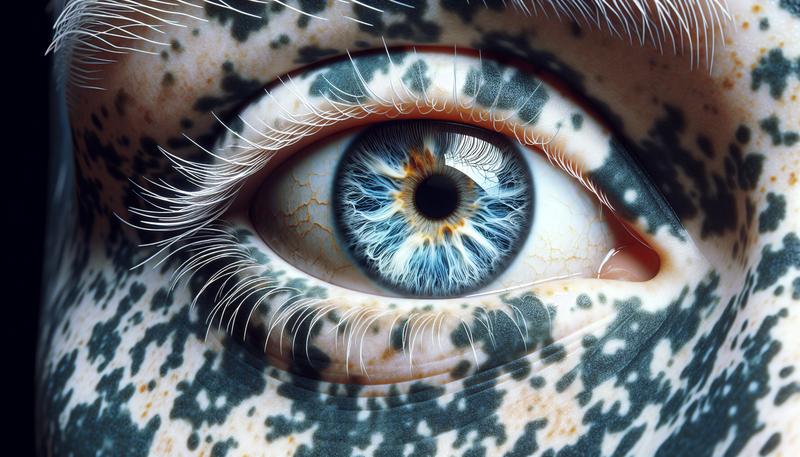白癜風如何影響眼睛